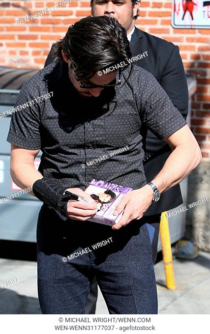 Milo Ventimiglia seen arriving at the ABC studios for Jimmy Kimmel Live Featuring: Milo Ventimiglia Where: Los Angeles, California