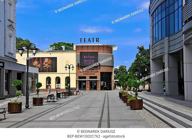 Miejski Theatre, Kasztorny Square. Inowroclaw, Kuyavian-Pomeranian Voivodeship, Poland