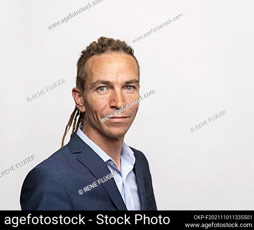 ***OCTOBER 12, 2021 FILE PHOTO***  Czech deputy PM Ivan Bartos defended his position at helm of Pirate Party in second round of vote at online party's...