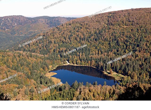 France, Haut Rhin, High Vosges Massif, near Le Hohneck, Blanchemer Lake
