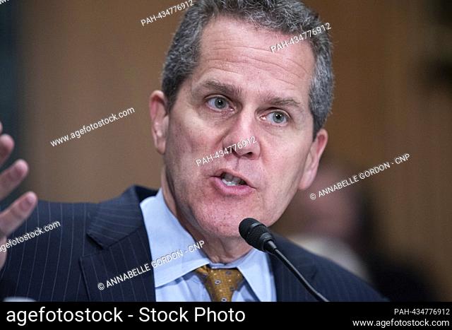 Michael Barr, Vice Chair For Supervision, Federal Reserve at a Senate Banking, Housing, and Urban Affairs hearing to examine oversight of financial regulators