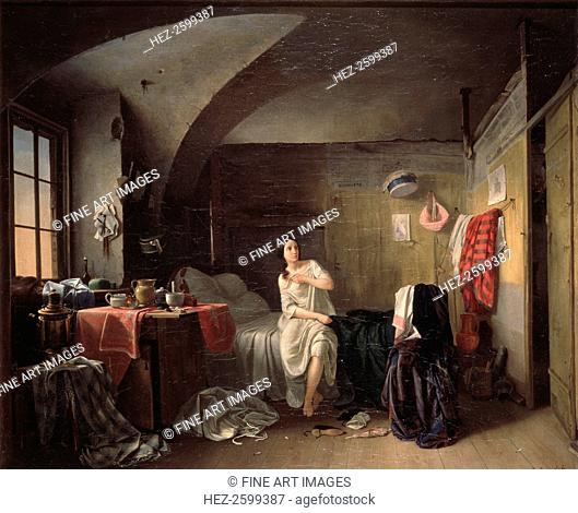 Morgen of a tailor, 1855. Found in the collection of the State Tretyakov Gallery, Moscow
