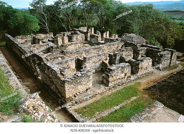 Maya ruins. Toniná. Mexico