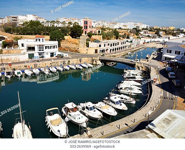 Puerto de Ciutadella. Menorca. Islas Baleares. Spain. Europe