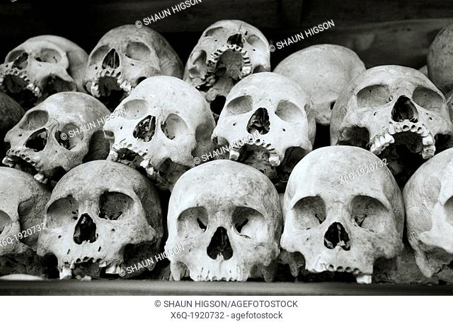 Khmer Rouge - Killing Field of Choeung EK in Phnom Penh in Cambodia in Southeast Asia Far East
