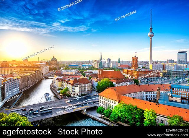 panoramic view at central berlin