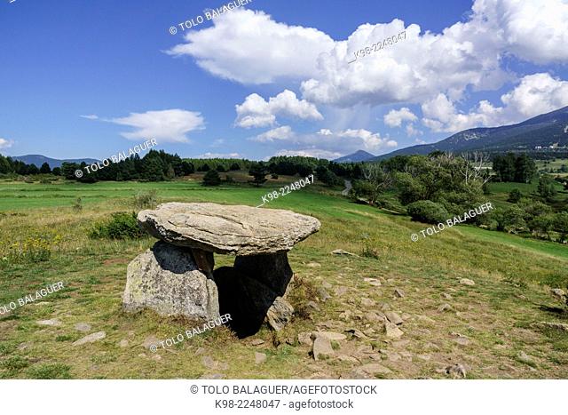 dolmen de La Borda, también llamadosPasquerets, Eyne , departamento francés de Pirineos Orientales, Capcir, Francia