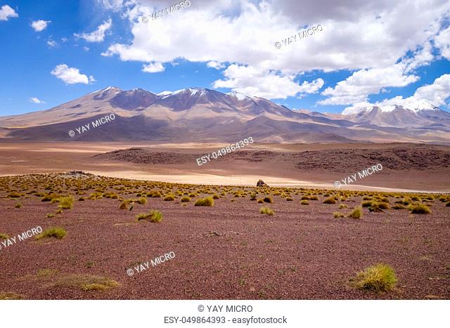 Altiplano mountains in sud Lipez reserva Eduardo Avaroa, Bolivia