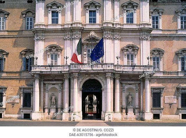 Facade of the Ducal Palace of Modena, Emilia-Romagna, Italy, 17th century