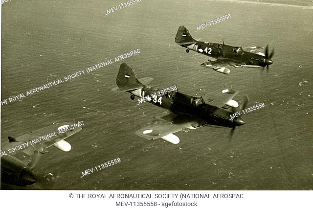 Fairey Firefly FR4s of the Royal Netherlands Naval Air Service
