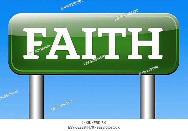 faith trust and belief in god jesus christ and friends