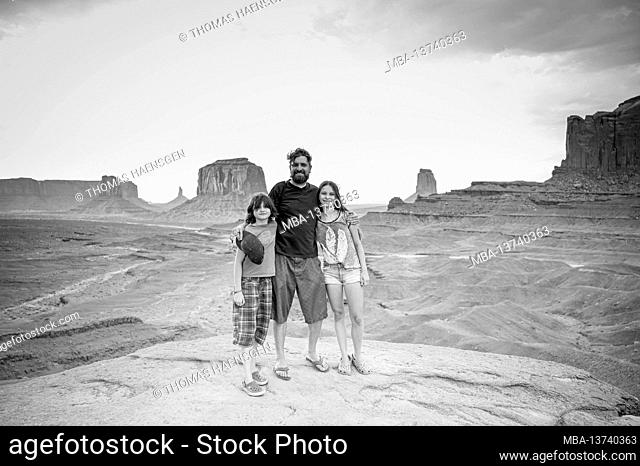 John Ford Point - a lookout with sweeping vistas of craggy buttes, named after the director who show several Movies here at Monument Valley, Arizona, USA