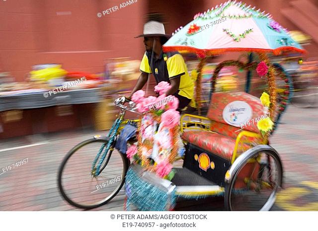Cycle Rickshaw, Melaka (formerly Malacca), Malaysia
