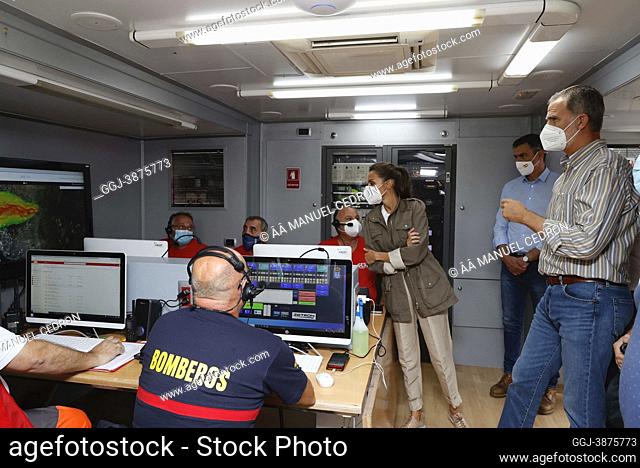 King Felipe VI of Spain, Queen Letizia of Spain ravelled to the island of La Palma on Thursday to take an interest in the situation of the thousands of people...