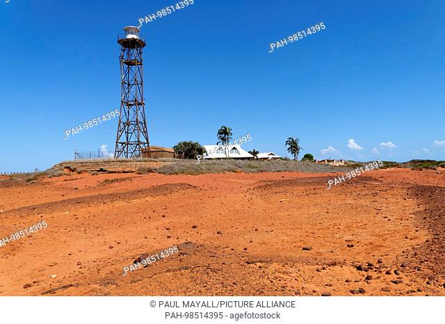 Gantheaume Point lighthouse, Minyirr-Gantheaume Point, Broome, West Kimberley, Western Australia November 2017 | usage worldwide
