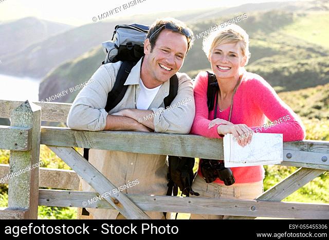 couple, hiking, hiker
