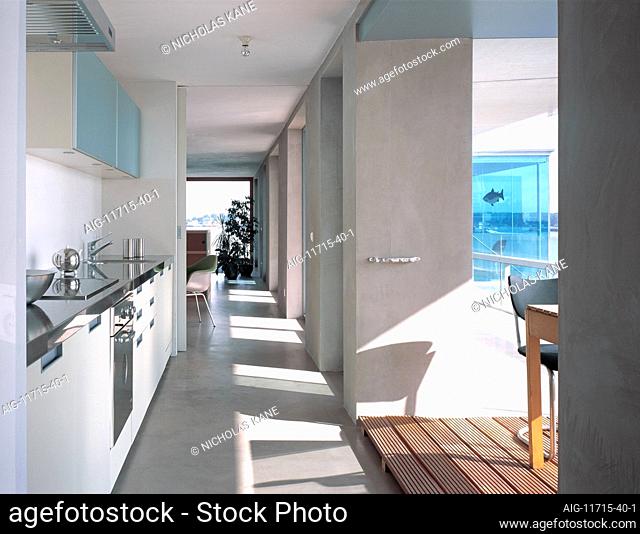 Galley kitchen in Apartments, Borneo island, Amsterdam