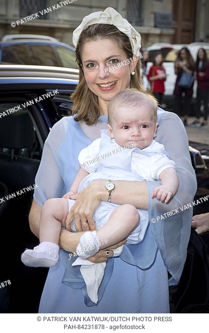 Princess Annemarie during the introduction of Prince Carlos in Parma, Italy, 23 September 2016. Carlos Enrique Leonard, Hereditary Prince of Parma was born on...