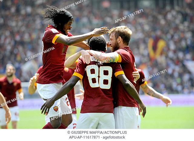 2015 Serie A Football Roma v Genoa May 3rd. 03.05.2015. Stadio Olimpico, Rome, Italy. Serie A Football. Roma versus Genoa