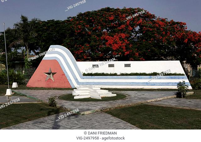 The Monument for Martyrs in downtown Varadero, Cuba. - VARADERO, MATANZAS, CUBA, 07/07/2009