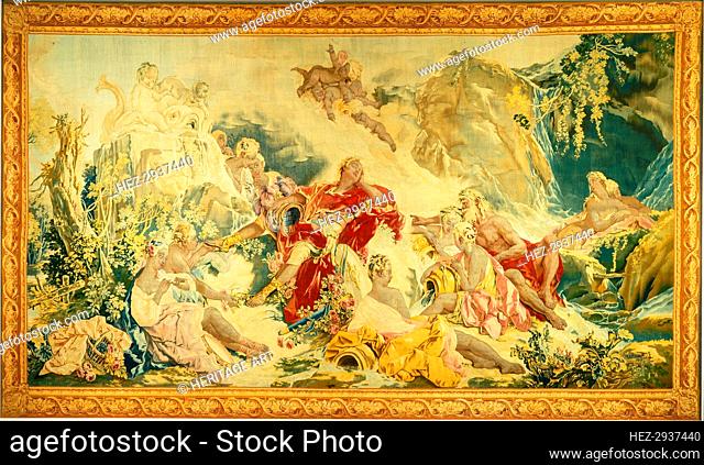 Dream of Rinaldo, c. 1751. Creators: Francois Boucher, Jean-Baptiste Oudry, Nicolas Besnier