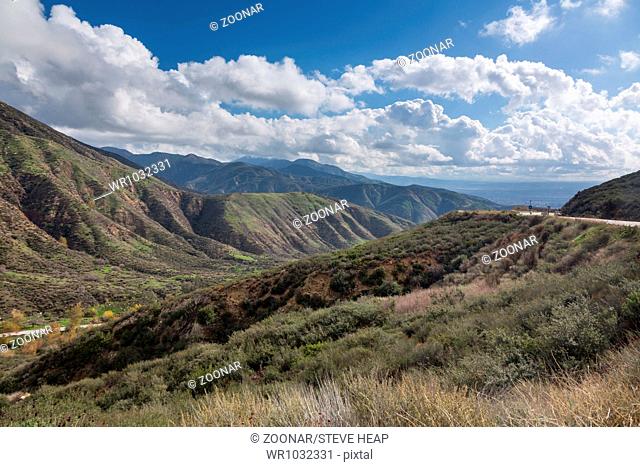View of San Bernadino Rim of World Highway