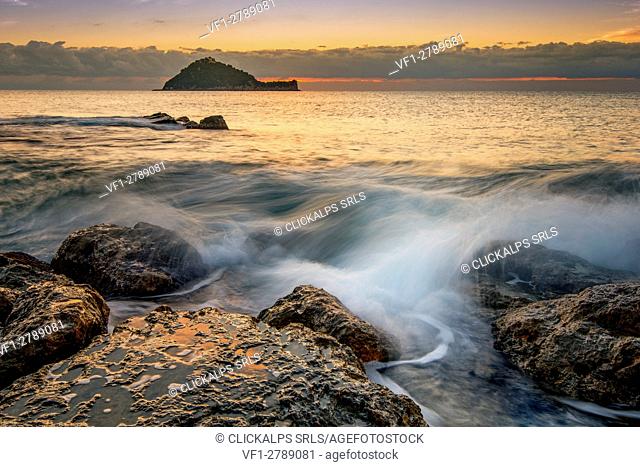 Island Gallinara, Alassio, province of Savona, Liguria, Italy, Europe