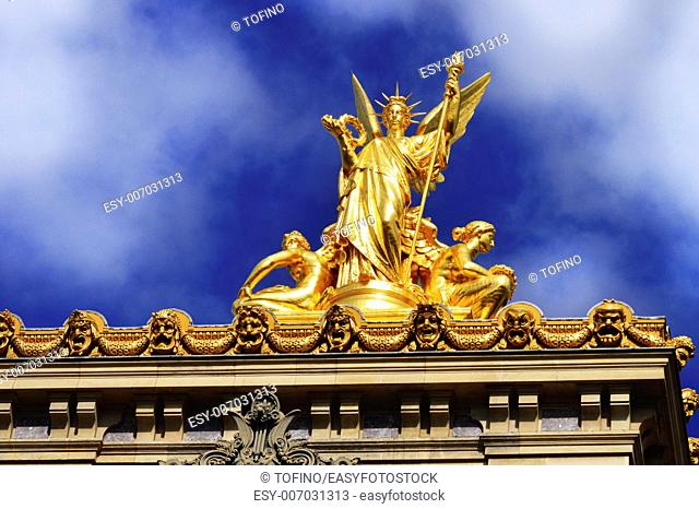 Academie Nationale de Musique, Palais Garnier in Paris. Opera