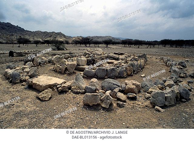 Tomb in Shimal, Ras al-Khaymah, United Arab Emirates. Wadi Suq civilisation, 2nd millennium BC