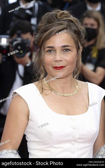 Blanche Gardin attends the premiere of 'France' during the 74th annual Cannes Film Festival at Palais des Festivals in Cannes, France, on 15 July 2021
