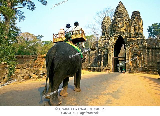 South Gate. Angkor Thom. Cambodia