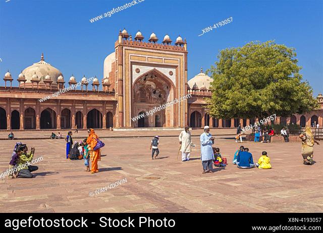 Jama Masjid mosque, Fatehpur Sikri, Uttar Pradesh, India