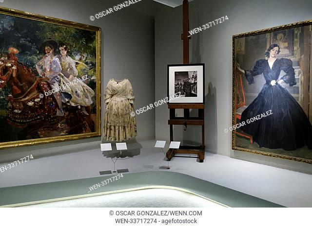 The Sorolla & Fashion exhibition at the Thyssen-Bornemisza Museum in Madrid, Spain, devoted to Joaquín Sorolla's influence in fashion and features some 70...