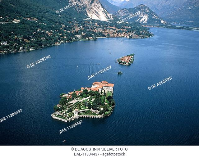Isola Bella and Pescatori Island, Borromean Islands, Lake Maggiore, Stresa, Piedmont, Italy