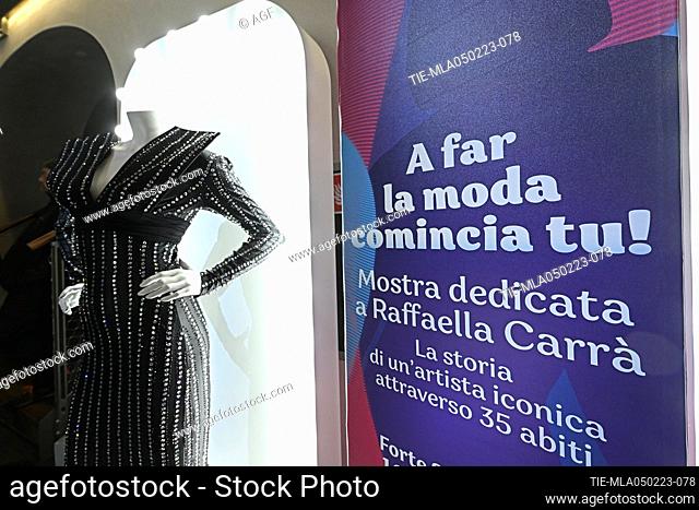 A Far la moda comincia tu ! Exhibition dedicated to Raffaella Carra', the story of an iconic artist through 35 dresses, on the sidelines of the 73 Italian song...