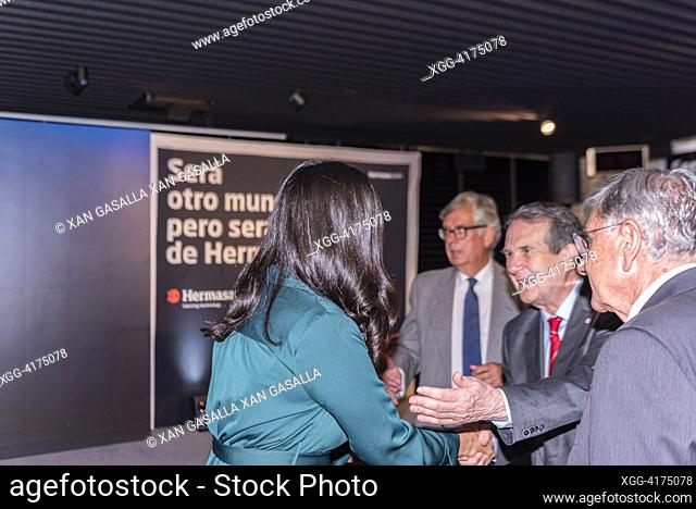 Political and business act of the 50th anniversary of Ermasa. attended by the president of the xunta de Galicia..credit: Xan Gasalla