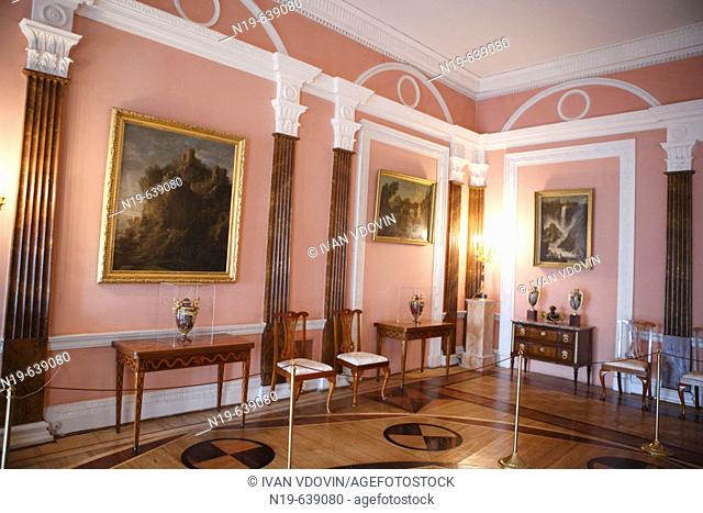 Great palace interiors (1743-1756), Architects Savva Chevakinsky, Francesco Bartolomeo Rastrelli, Pushkin, near St.Petersburg, Russia