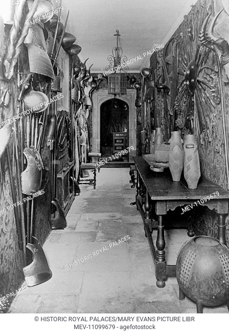 Field Marshal Viscount Wolseley's grace-and-favour apartment. 'The Cloister'. Field Marshal Garnet Joseph Wolseley, 1st Viscount Wolseley (1833-1913) was...