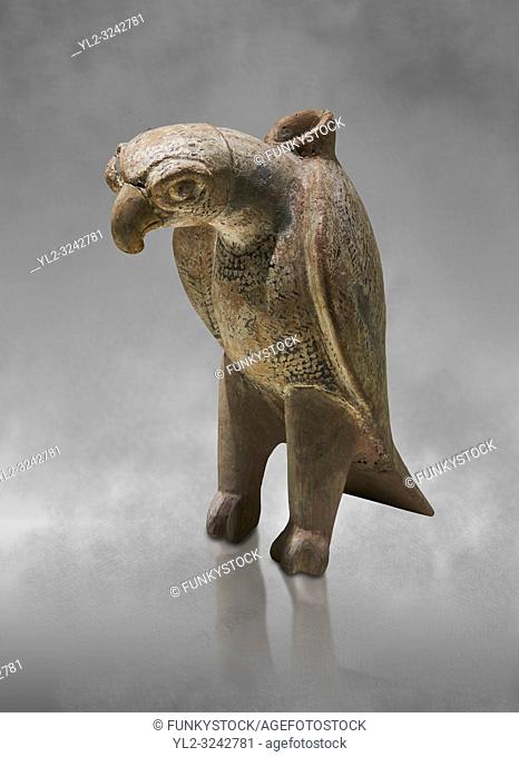 Bronze Age Anatolian terra Cotta eagle shaped ritual vessel - 19th to 17th century BC - Kültepe Kanesh - Museum of Anatolian Civilisations, Ankara, Turkey