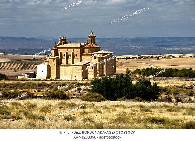 Monegros land in summer  Aragon  Spain