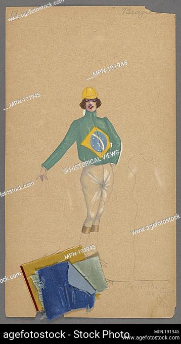 17-Brazil. Burnside, R. H. (Robert Hubberthorne), 1873-1952 (Collector) Barnes, Will R., -1939 (Costume designer). R. H. Burnside collection Series III:...