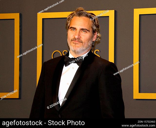 Joaquin Phoenix at the 92nd Academy Awards - Press Room held at the Dolby Theatre in Hollywood, USA on February 9, 2020