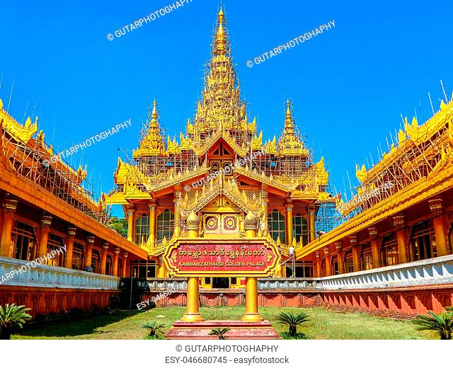 Kamboza thadi palace in Myanmar