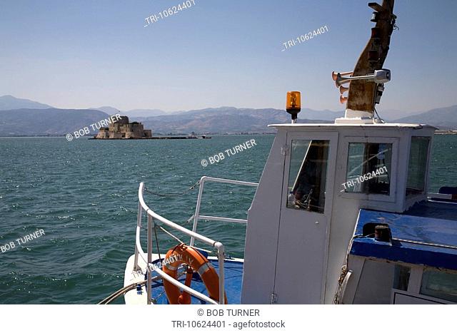 Isle of Bourtzi Nafplio Peloponnese Greece