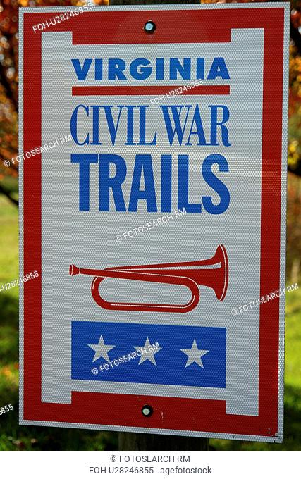 Staunton, VA, Virginia, Shenandoah Valley, Virginia Civil War Trails, scenic byways, road signs