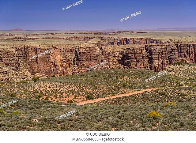 The USA, Arizona, Navajo nation, Cameron, Little Colorado River Gorge