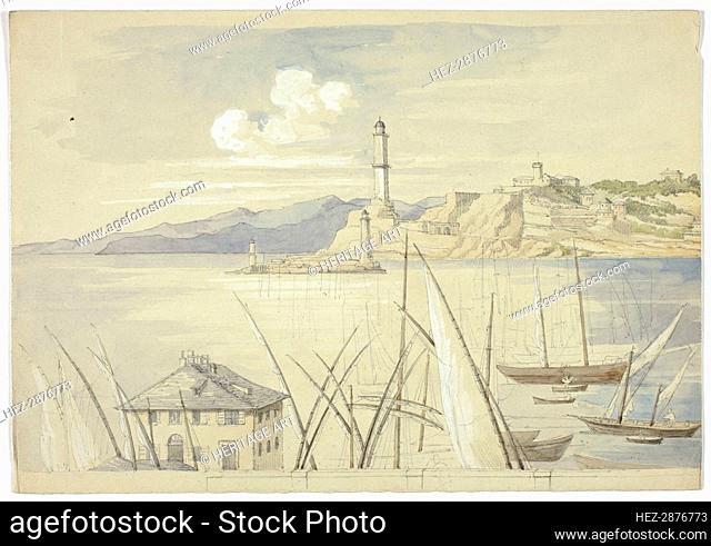 Genoa from the Croce di Malta, 1841. Creator: Elizabeth Murray