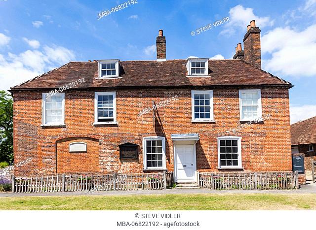 England, Hampshire, Chawton, Jane Austen's House and Museum