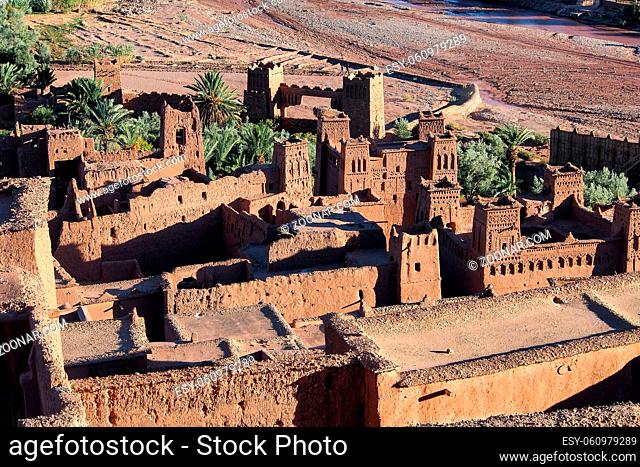 Ait Ben Haddou or Ait Benhaddou is a fortified city near ouarzazate in Morocco. Ait Ben Haddou is a great example of earthen clay architecture
