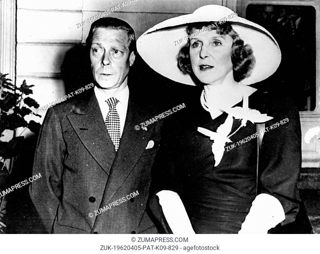 Apr. 5, 1962 - London, England, U.K. - LADY DIANA COOPER (1892-1986) was an English socialite and actress who married Duff Cooper, 1st Viscount Norwich